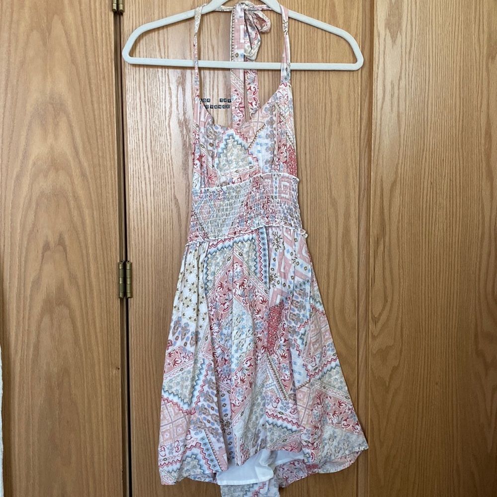 Tie Halter Backless Dress | Altar’d State